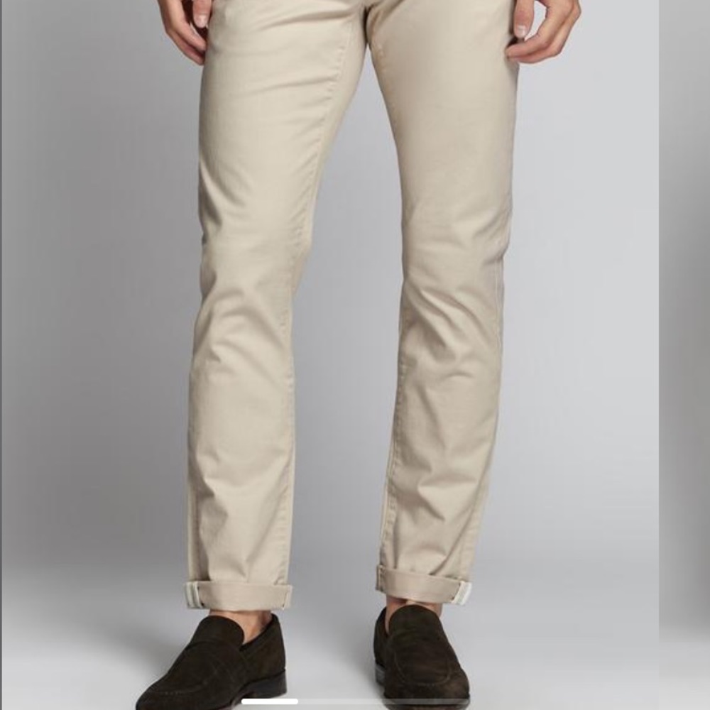 MJ Bale Skinny Tan Chino Pants